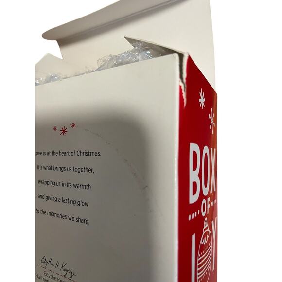 HALLMARK KEEPSAKE 2014 GLASS OUR CHRISTMAS TOGETHER XMAS ORNAMENT NIB VTGVTG - Picture 10 of 12